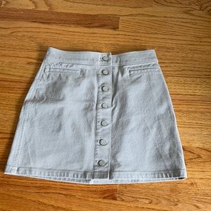 Wilfred free Aritzia denim skirt